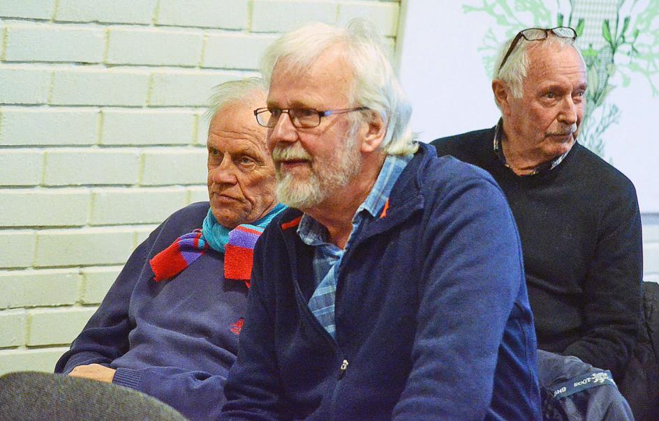 Från vänster Rolf Svensson, Henry Håkansson, Birger