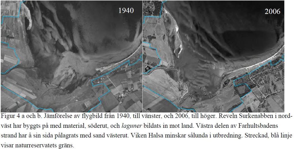 2.5.13 Söder om Mölle hamn Mölle hamn befinner sig i övergången mellan moränavlagringarna och berg, jämför Figur 2-26.