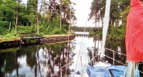 Foto: Gunnar Tidner. En rundtur via Danmark Sommaren 2016 seglade Åsa och Jan Simonson via Göta kanal till Danmark och hem igen, tillsammans med tre andra båtar.