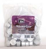pris 3:- 200:- Värmeljus 50-pack Brinntid 8 h