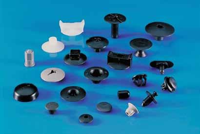 och ljudabsorbenter Kabelfästen Clips med buntband Plastmuttrar Tucker
