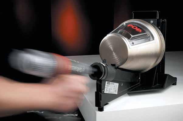 Nitningssystem POP RP Nitmatare RP nitmatare med roterande behållare Använd i samband med ett POP nitningsverktyg erbjuder POP nit mataresystemet en enhandsdriven nitmatning med fastsättning av hög
