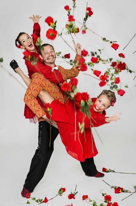 Dans Sprudlande dans & sång för äldre - Vården Sept/okt EN DANS PÅ ROSOR En sprudlande sång och dansföreställning där rosen står i fokus, i såväl dikt som i sång och dans.