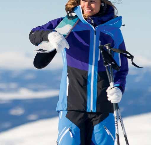 Myrblå Glove är perfekt för tjejer i farten. De har tight passform och värmer gott under träning.