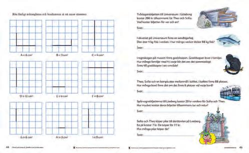 Du hittar också kapitlens inledande samtalsbilder med förslag på reflekterande frågeställningar, de inledande matteordlistorna både på svenska och översatta till fem språk, problemlösningskort med