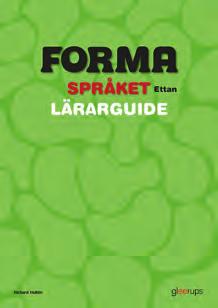 Forma språket finns nu en lärarguide med detaljerade