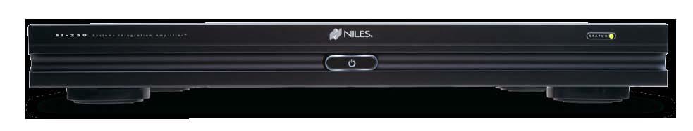 Rekommenderade slutsteg Niles SI-250 För 2-4 utomhushögtalare eller för en subwoofer. Kan levereras med ett lågpassfilter för anslutning av subwoofer.
