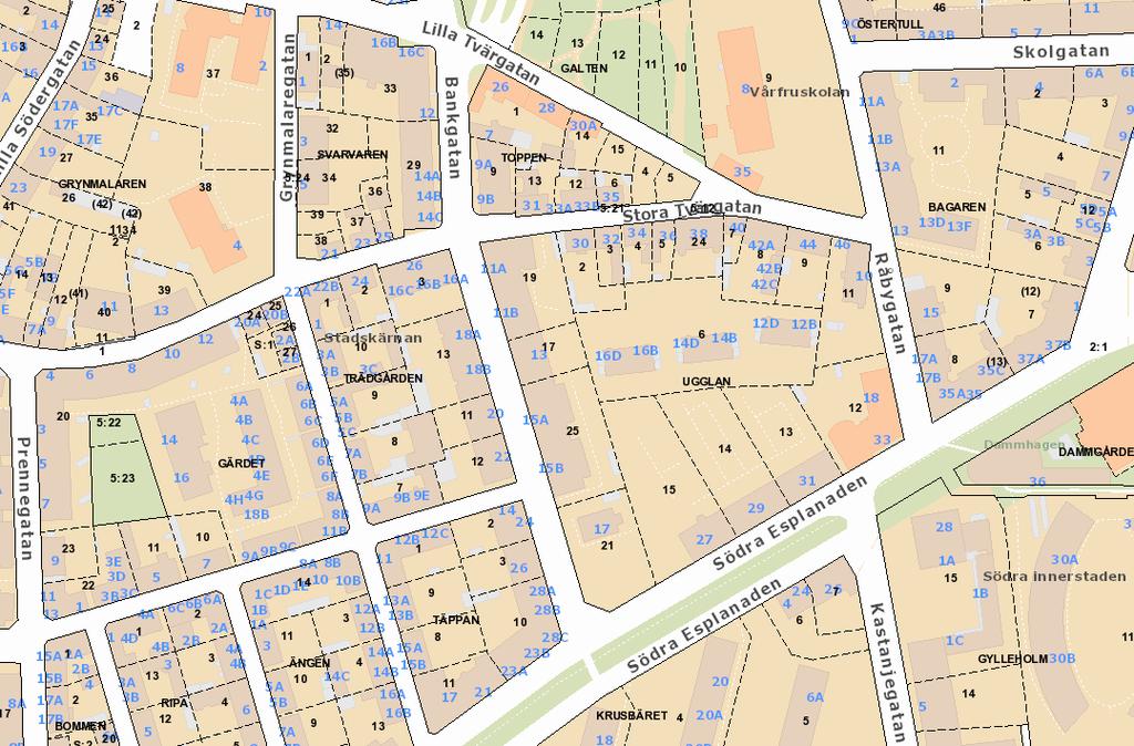 kommun Trädgårdsgatan 7A-C Upprättad
