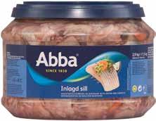 Ansjoviskryddad Sillfilé 835 g avrunnen vikt Abba 59 Ord.