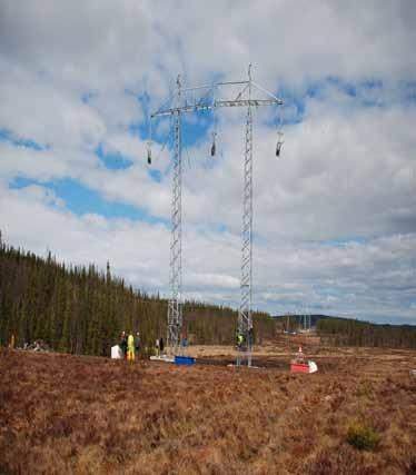 Inom terminalområdet kan även två mindre byggnader för HVDC-systemets relä- och skyddsfunktioner samt ev. på luftledningen medföljande optofiberkablar komma att placeras.