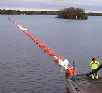 6 Användande av L-stöd i betong över bäck med kulvert. Hinder kan också vara ledningar i mark av olika slag och på olika djup, t.ex. VA-ledningar, optokablar, andra elledningar etc.