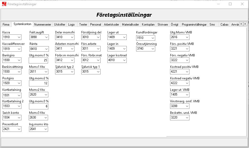 Registrering av