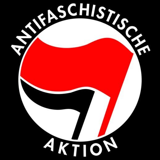 19(21) Antifascistisk aktions symbol, Antifascistisk aktion (AFA) är ett