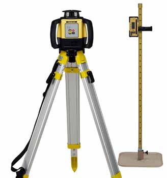 4.495:- Ord. pris 6.800:- Limit 1210 Laserpaket Roterande laser för både horisontell och vertikal avvägning/uppriktning. IP 54.