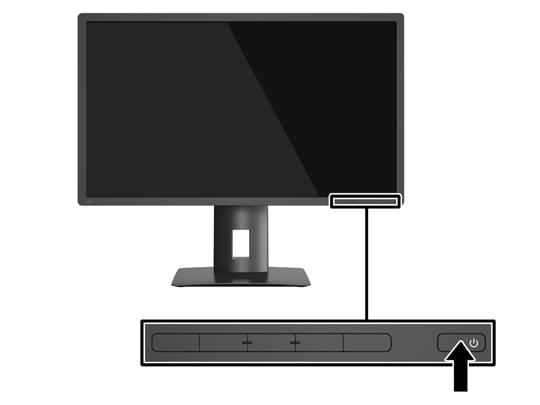 OBS! För att kunna visa information med stående orientering på skärmen kan du installera programmet HP Display Assistant som medföljer på program- och dokumentations-cd:n.