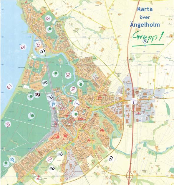 Grupp 5 Ungdomarnas fritid, dialog med dem Bostäder/lägenheter till ungdomar, unga vuxna, mindre lägenheter Kollektivtrafiken är begränsad/saknas i Hjärnarp, Höja och Starby Koppling stad och havet,