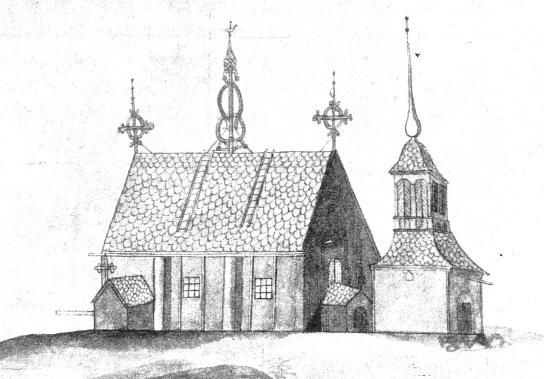 Konungen nedanför ska föreställa S:t Erik. Hur kom den då till Råneå kyrka? Alt.1.