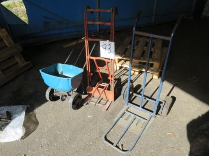 00 kr exkl moms 2st säckkärror och 1st