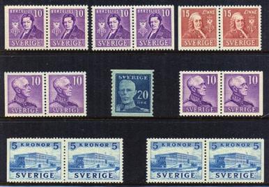 3223 REKLAMATIONER: 11st Medaljong-Band. 500 3224 Lot bättre bla praktbrev med två F9, tre brev till Otto Nordenskiöld i Finland, flera asskvitton med sigill häftad specifikation.