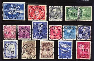 3288 Rullbanderoller: fyra visirblad med bla F146,163,183 och 258. F5300kr. 200 3289 xx lot Rullar och rulldelar, bla F164 i komplett rulle. F2300kr. bud NOMINALVARA. 3290 50 xx gamla rabatthäften.
