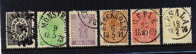 2500 Ex 3360 Ex 3371 3371 Samling Medaljong - Band inkl varianter och kuriosa, en del vackra stämplar. F45.000kr.
