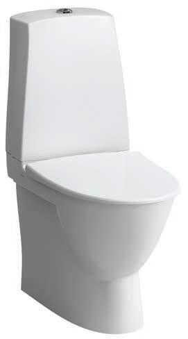 03.2012/SE Nedan visas en toalett med S-lås för limning. Vid användning av denna monteringsmetod förekommer inga synliga monteringsskruvar.
