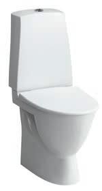 LAUFEN pro-n WC STOL, LAUFEN PRO-N Standard golvstående WC-stol Dolt S-lås med ventil och mjuk sits.