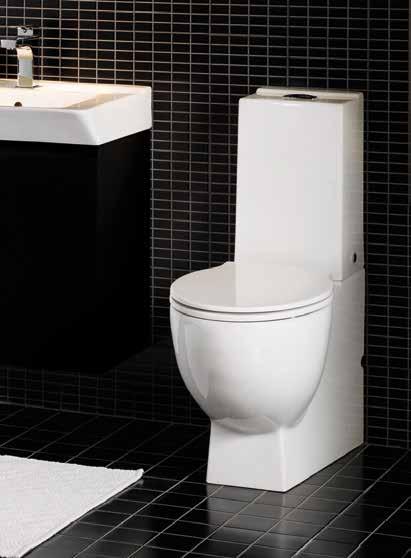 vitt 127 32 62 Pris 890:-, svart 127 33 16 Pris 990:- HAFA RELAX U Designad vägghängd toalett med dold infästning. Easy Clean.