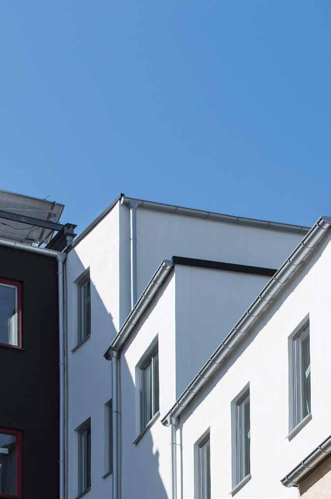 Embla en pärla i raden av kustnära bostadsprojekt i Malmö I byggnaden finns tre trapphus med hiss.