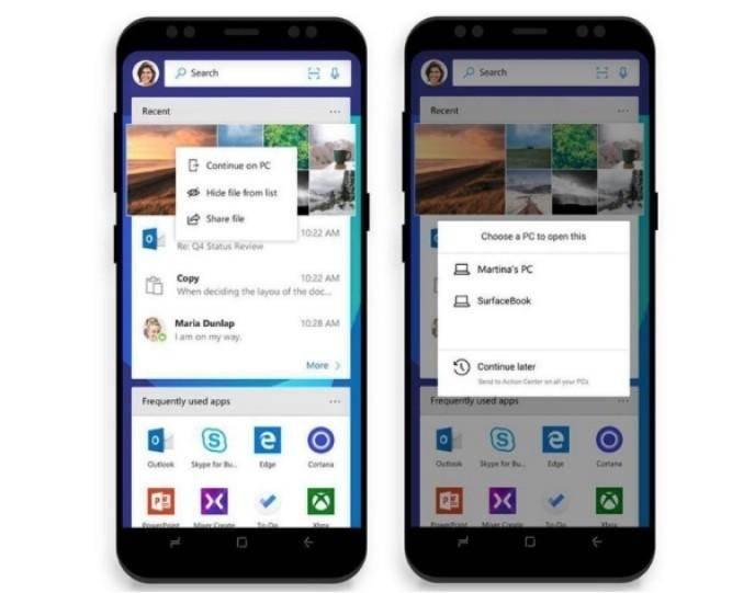 Windows 10 Ökad integration mellan dator och mobil I Windows 10 Fall Creators Update tar Microsoft hjälp av molnet för att göra att din dator och mobiltelefon samarbetar bättre tillsammans.