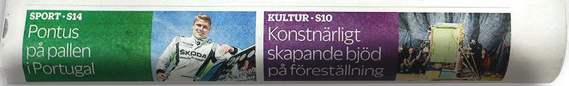 Säffle-Tidningen och Fryksdalsbygden. Totalt har de 3 tidningarna en nettoräckvidd på 40.000 läsare tillsammans.