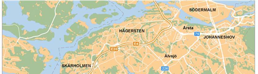 2. Beskrivning av projektet, dess bakgrund, ändamål och projektmål 2.1. Bakgrund Länsväg 226, Huddingevägen, är tillsammans med E4/E20 och väg 73 en av Stockholms tre infarter söderifrån.