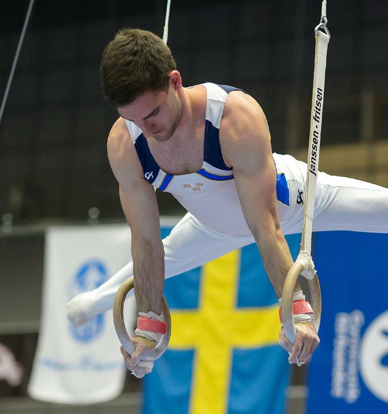 10 ARTISTISK GYMNASTIK OM DISCIPLINEN Både manlig och kvinnlig artistisk gymnastik är olympiska discipliner med lång tradition både internationellt och i Sverige.
