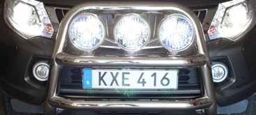 NIVÅ 1 LJUSRAMP LED - MED 12 DIODER 9000LM LJUSSTYRKA Robust vattentät LED-ramp