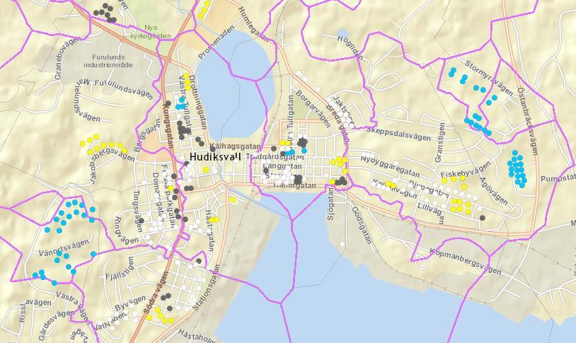 Tankeexperiment: en social sektor skulle snarare minska än öka segregationen Byggnadsår =