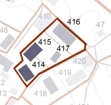 OBJEKTETS LÄGE Objektets adress (414) Kvarnbacksvägen 10, 68570 Larsmo Objektets adress (415) Kvarnbacksvägen 13, 68570 Larsmo Nuvarande ägare och adress - RN:r/tomt 2:99 BESKRIVNING AV GÅRDSGRUPPEN