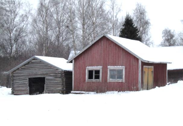 BESKRIVNING AV BYGGNAD Nr. 44 BESKRIVNING AV BYGGNAD Nr. 45 lada (till vänster) Vedlider, byggår 1960.