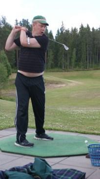 Verksamheten Älgens dag på golfbanan blev