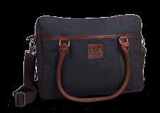MESSENGER BAG Exklusiv väska i vaxat buffelläder och magnetförslutning.