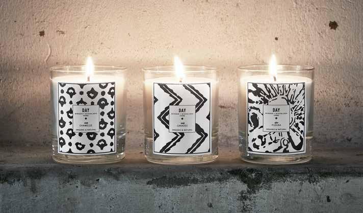 SCENTED CANDLE Doftljus från Day tillverkade i Sverige, baserat på organiska och