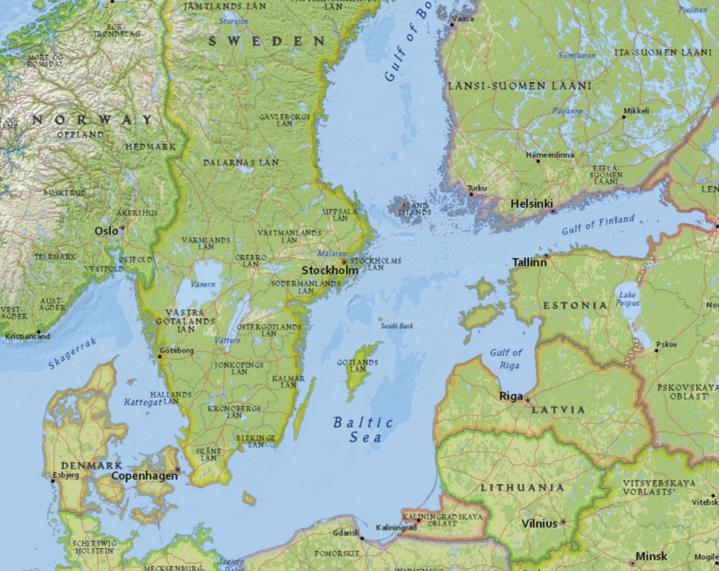 INNAN NI SER FILMEN HAMNAR KRING ÖSTERSJÖN Här ska du få lära dig mera om hamnar kring Östersjöns kuster. Markera hamnar kring Östersjön på kartan.