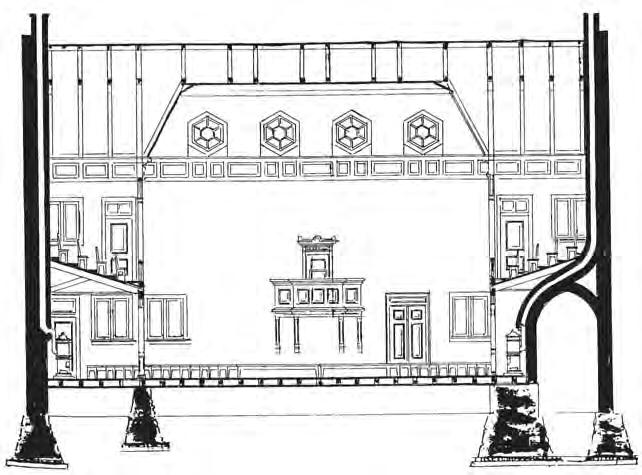 Arkitektens bygglovritningar från 1884.