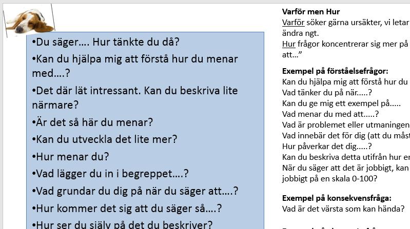 Frågeställning Vilka är dina tankar och föreställningar kring a8 handleda kollegor för a8 utveckla barn/elevers läs- och skrivförmåga? Hur tänker du kring handledarskap?