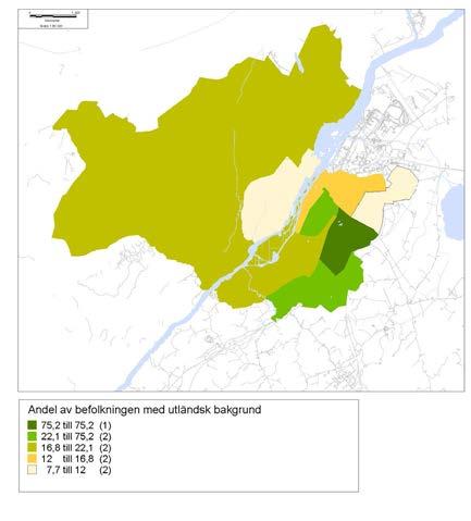 Arbetslösa (öppet arbetslösa och i aktivitet) 2013 Eftergymnasial utbildning 2013 Medelinkomst
