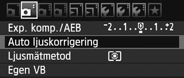 3 Automatis orrigering av ljusstyra och ontrastn Om bilden blir för mör eller om ontrasten är för låg orrigeras bildens ljusstyra och ontrast automatist.