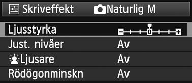nivåer När du väljer [Manuell] an du ändra histogrammets fördelning och justera bildens ljusstyra och ontrast.