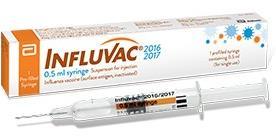 Vaccin mot influensa 2017/18 Säsongsvaccinet - Influvac Fritt från konserveringsmedel och adjuvans 60 kr för riskgrupp 260 kr för övriga 29 Influvac beställs via Oriola.