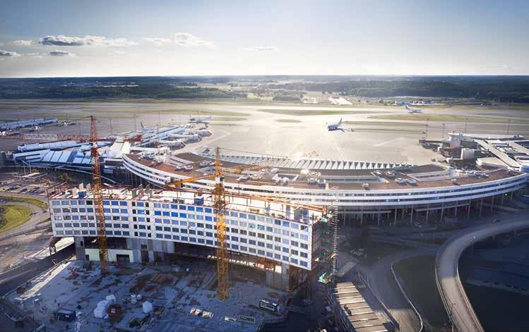 Tymon H. Pigon/whiteboxstudios.se Flygplatsen får en allt större tyngd som knutpunkter i storstädernas transportsystem.