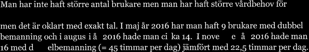 konteringar. 5.6.1. Vår bedömning och rekommendotion.