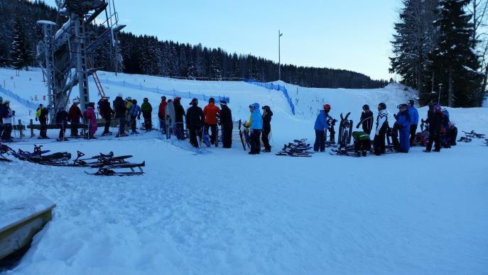 IK Pulka genomförde under Valborgshelgen en tävling med snowracer i Lofsdalen.